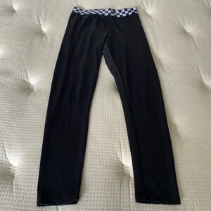 Women Checkered Legging Size S